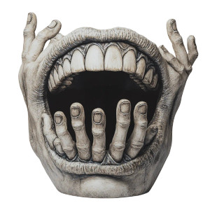 Finger Teeth Mouth Vinyl Car Decal Sticker – Waterproof & UV-Resistant 8"