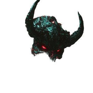 Cyber Demon Doom Vinyl Car Decal Sticker – Waterproof & UV-Resistant 8"