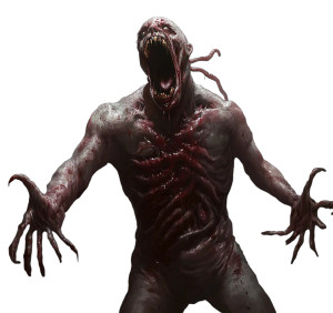 Zombified Screaming Figure Vinyl Car Decal Sticker – Waterproof & UV-Resistant 8"