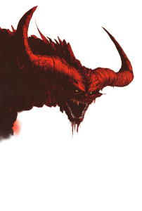 Gigantic Demon V2 Vinyl Car Decal Sticker – Waterproof & UV-Resistant 8"