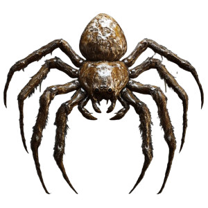 Scary Spider Vinyl Car Decal Sticker – Waterproof & UV-Resistant 8"