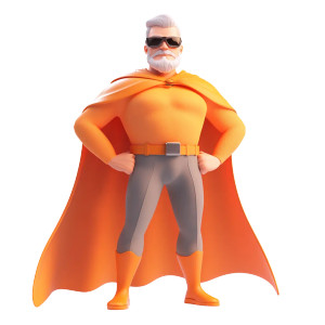 Korean Superhero Icon Vinyl Car Decal Sticker – Waterproof & UV-Resistant 8"