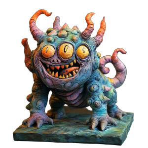 Plasticine Monster Vinyl Car Decal Sticker – Waterproof & UV-Resistant 8" Plasticine Monster Vinyl Car Decal Sticker – Waterproof & UV-Resistant 8"
