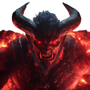 Angry Minotaur Demon Vinyl Car Decal Sticker – Waterproof & UV-Resistant 8"