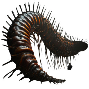 Giant Centipede Vinyl Car Decal Sticker – Waterproof & UV-Resistant 8"