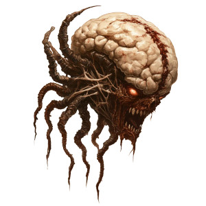 Floating Brains Monster Vinyl Car Decal Sticker – Waterproof & UV-Resistant 8" Floating Brains Monster Vinyl Car Decal Sticker – Waterproof & UV-Resistant 8"
