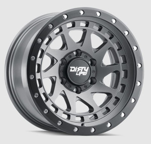 Dirty Life Race Wheels | Enigma Pro 9311 | 17x9 | Satin Graphite Black Lip | Compatible with TPMS | 40" Max Tire | 1 Piece Cast Aluminum | Lifetime Warranty