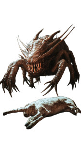 Demonic Slug Creature Vinyl Car Decal Sticker – Waterproof & UV-Resistant 8"