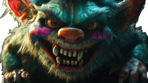 Striped Troll Vinyl Car Decal Sticker – Waterproof & UV-Resistant 8"