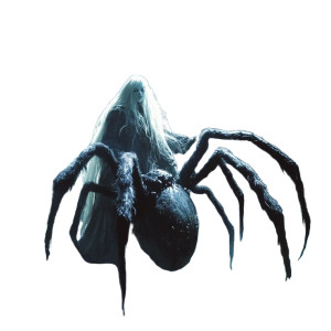 Eerie Jorōgumo Lair Vinyl Car Decal Sticker – Waterproof & UV-Resistant 8"