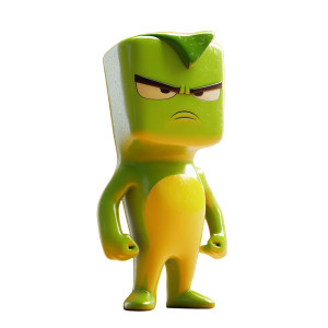 Gingerbread Superhero Vinyl Car Decal Sticker – Waterproof & UV-Resistant 8"