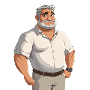 Confident Older Man Vinyl Car Decal Sticker – Waterproof & UV-Resistant 8" Confident Older Man Vinyl Car Decal Sticker – Waterproof & UV-Resistant 8"