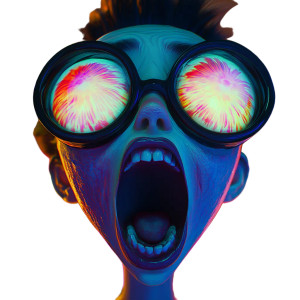 Dope Comic Girl Vinyl Car Decal Sticker – Waterproof & UV-Resistant 8"