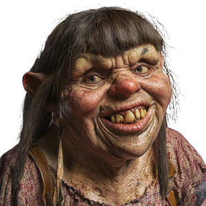 British Caveman Woman Vinyl Car Decal Sticker – Waterproof & UV-Resistant 8"