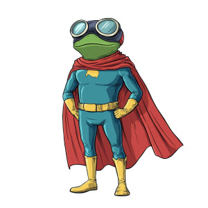 Super Pepe Vinyl Car Decal Sticker – Waterproof & UV-Resistant 8"