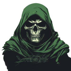 Dr Doom Skull Vinyl Car Decal Sticker – Waterproof & UV-Resistant 8"