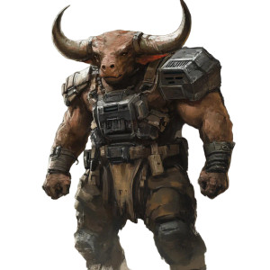 Sci-Fi Minotaur Vinyl Car Decal Sticker – Waterproof & UV-Resistant 8" Sci-Fi Minotaur Vinyl Car Decal Sticker – Waterproof & UV-Resistant 8"