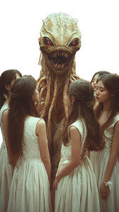 Cosmic Horror Subway Vinyl Car Decal Sticker – Waterproof & UV-Resistant 8"