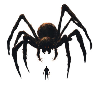 Massive Spider Horror Vinyl Car Decal Sticker – Waterproof & UV-Resistant 8" Massive Spider Horror Vinyl Car Decal Sticker – Waterproof & UV-Resistant 8"
