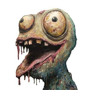 Booger Man Vinyl Car Decal Sticker – Waterproof & UV-Resistant 8"