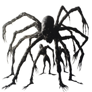 Spider Fusion Creature Vinyl Car Decal Sticker – Waterproof & UV-Resistant 8"