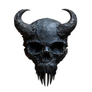 Angry Skull Stone Vinyl Car Decal Sticker – Waterproof & UV-Resistant 8" Angry Skull Stone Vinyl Car Decal Sticker – Waterproof & UV-Resistant 8"