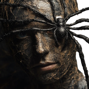 Spider God Vinyl Car Decal Sticker – Waterproof & UV-Resistant 8"