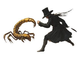 Puritan Vs Scorpion Vinyl Car Decal Sticker – Waterproof & UV-Resistant 8"