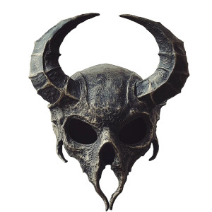 Scary Horn Mask Vinyl Car Decal Sticker – Waterproof & UV-Resistant 8" Scary Horn Mask Vinyl Car Decal Sticker – Waterproof & UV-Resistant 8"
