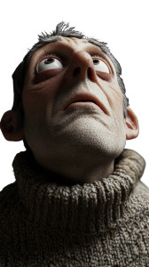 Man Watching Tv Vinyl Car Decal Sticker – Waterproof & UV-Resistant 8"