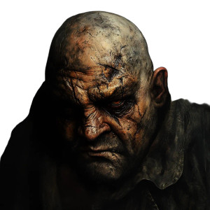 Dark Fantasy Thug Vinyl Car Decal Sticker – Waterproof & UV-Resistant 8"