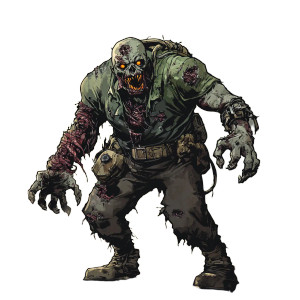 Zombie Boss Vinyl Car Decal Sticker – Waterproof & UV-Resistant 8"