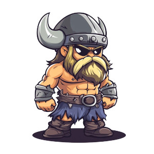 Viking Game Hero Vinyl Car Decal Sticker – Waterproof & UV-Resistant 8"