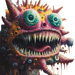 Carboxylic Acid Monster Vinyl Car Decal Sticker – Waterproof & UV-Resistant 8"