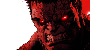 Zombified Red Hulk Vinyl Car Decal Sticker – Waterproof & UV-Resistant 8"