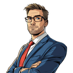 Comic Business Owner Vinyl Car Decal Sticker – Waterproof & UV-Resistant 8" Comic Business Owner Vinyl Car Decal Sticker – Waterproof & UV-Resistant 8"