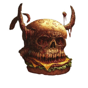 Lovecraftian Burger King Vinyl Car Decal Sticker – Waterproof & UV-Resistant 8" Lovecraftian Burger King Vinyl Car Decal Sticker – Waterproof & UV-Resistant 8"