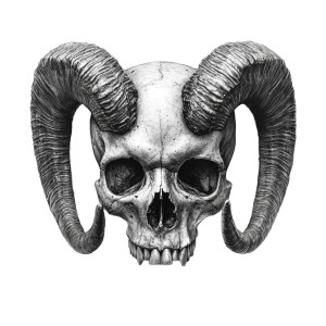Horned Skull Vinyl Car Decal Sticker – Waterproof & UV-Resistant 8" Horned Skull Vinyl Car Decal Sticker – Waterproof & UV-Resistant 8"