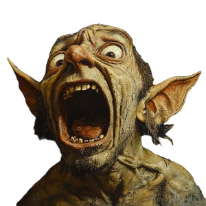 Screaming Mud Goblin Vinyl Car Decal Sticker – Waterproof & UV-Resistant 8" Screaming Mud Goblin Vinyl Car Decal Sticker – Waterproof & UV-Resistant 8"