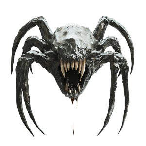 Venomous Spider Overhead Vinyl Car Decal Sticker – Waterproof & UV-Resistant 8"