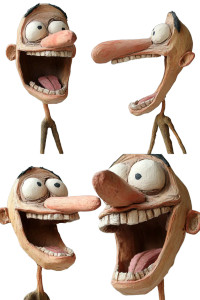 Cool Simple Puppet Vinyl Car Decal Sticker – Waterproof & UV-Resistant 8"