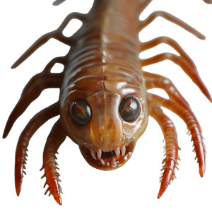 Human-Faced Centipede V2 Vinyl Car Decal Sticker – Waterproof & UV-Resistant 8"