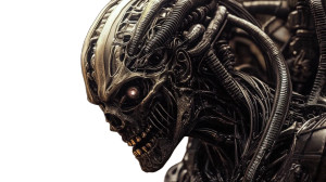 Demonic Cyborg Vinyl Car Decal Sticker – Waterproof & UV-Resistant 8" Demonic Cyborg Vinyl Car Decal Sticker – Waterproof & UV-Resistant 8"