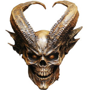 Demon Skull Creature Vinyl Car Decal Sticker – Waterproof & UV-Resistant 8"