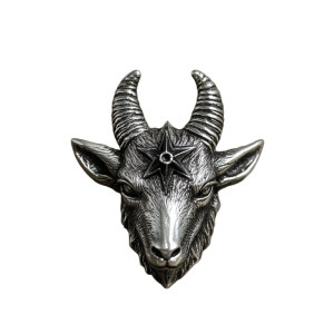 Occult Goat Earring Vinyl Car Decal Sticker – Waterproof & UV-Resistant 8" Occult Goat Earring Vinyl Car Decal Sticker – Waterproof & UV-Resistant 8"