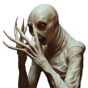 The Pale Man Vinyl Car Decal Sticker – Waterproof & UV-Resistant 8" The Pale Man Vinyl Car Decal Sticker – Waterproof & UV-Resistant 8"
