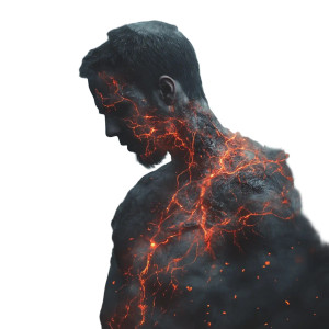 Decayed Vibrant Portrait Vinyl Car Decal Sticker – Waterproof & UV-Resistant 8"