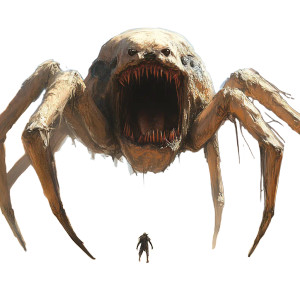 Giant Desert Spider Vinyl Car Decal Sticker – Waterproof & UV-Resistant 8"