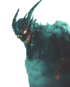 Evil Godly Creature Vinyl Car Decal Sticker – Waterproof & UV-Resistant 8"