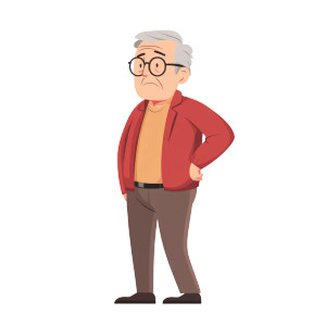 Old Man Pain Vinyl Car Decal Sticker – Waterproof & UV-Resistant 8"